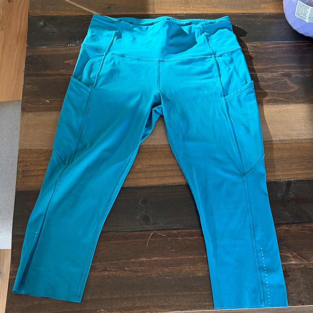 Lululemon Athletica Turquoise Leggings